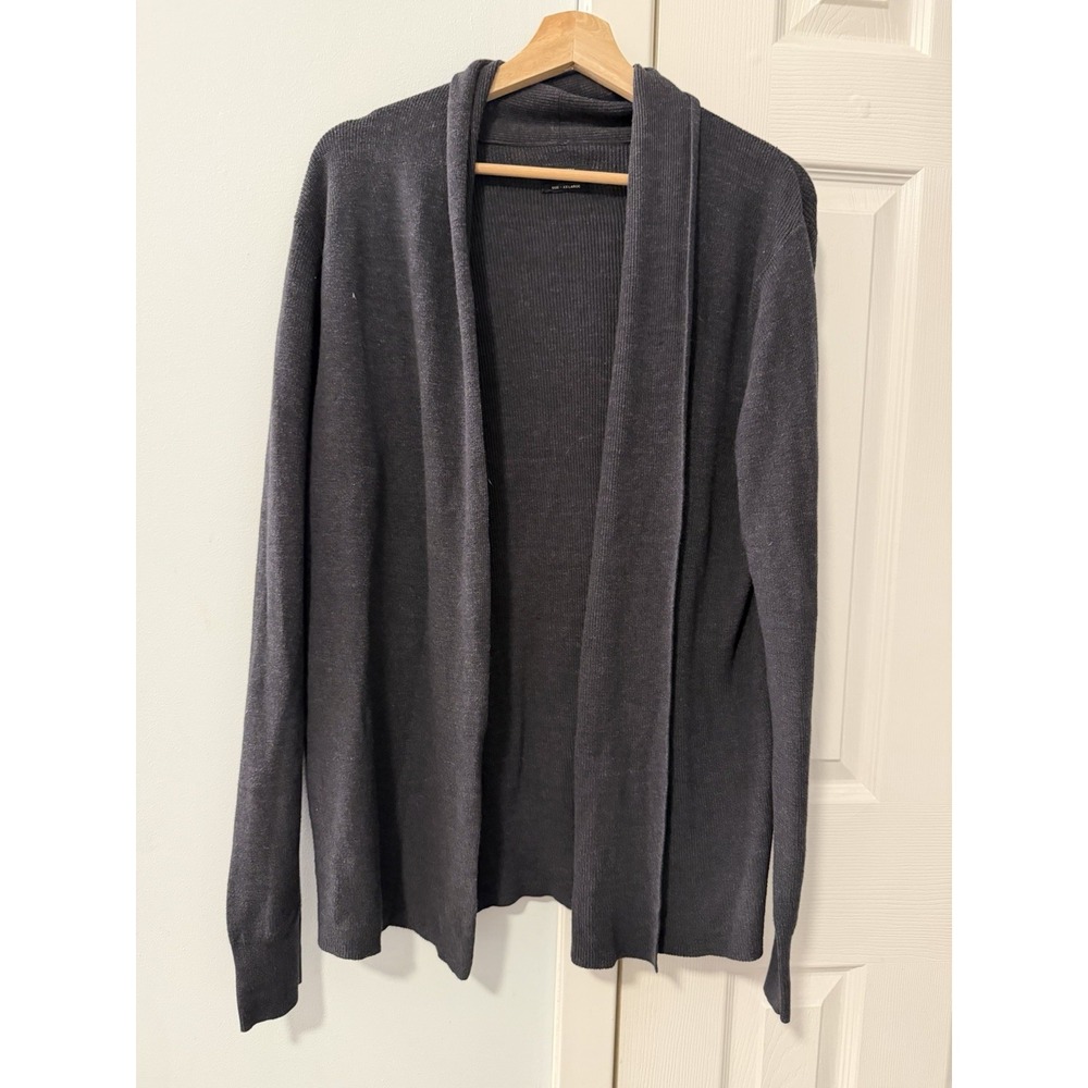 Allsaints Shawl Cardigan Women 2XL Verse 100% Cotton Professor Academia Lounge
